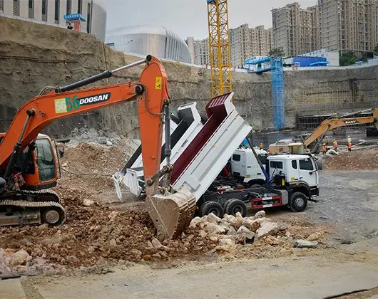 Dump Truck Projects for Large Commercial Complex Developments